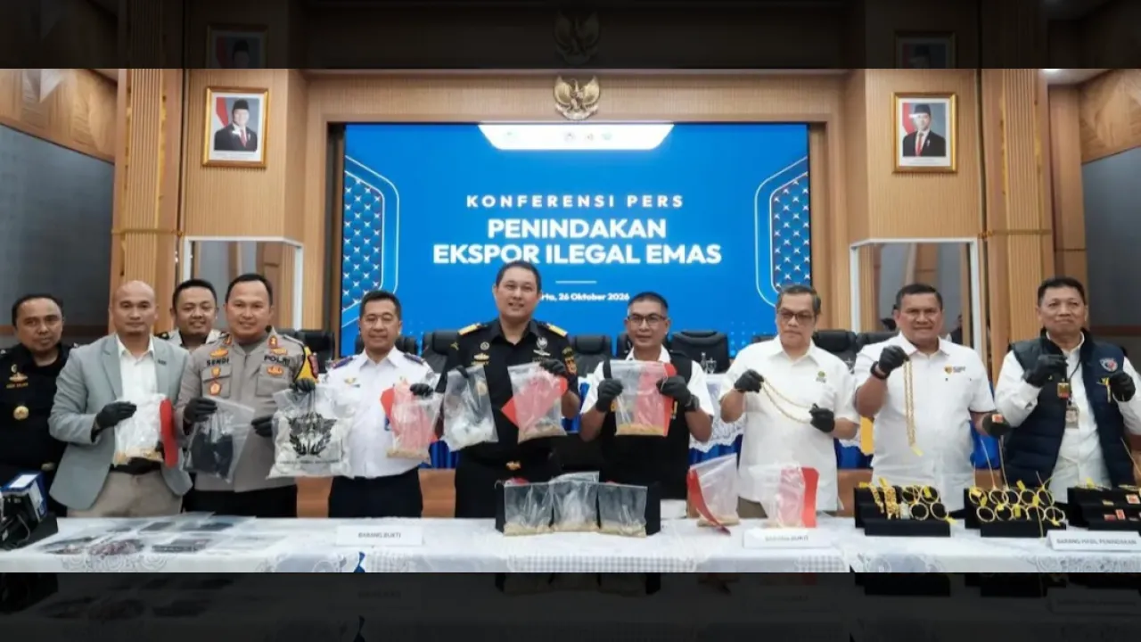 Bea Cukai Gagalkan Ekspor Ilegal 25,88 Kg Emas di 5 Bandara Internasional