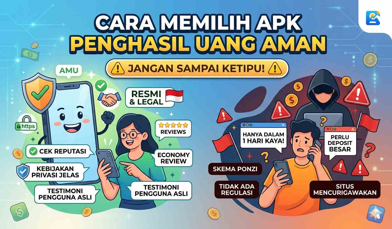 Cara Memilih Apk Penghasil Uang Aman