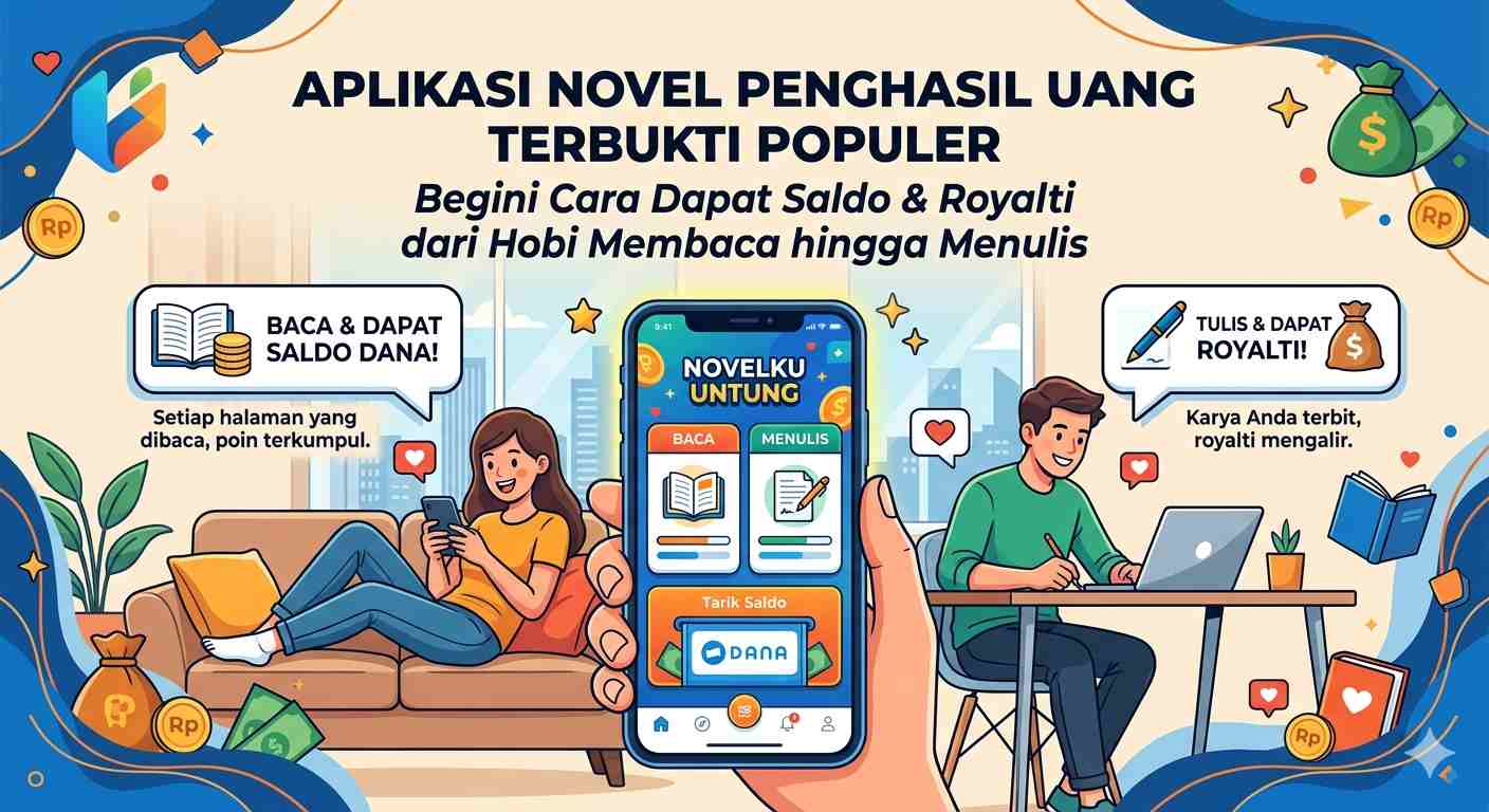 Aplikasi Novel Penghasil Uang Terbukti Populer