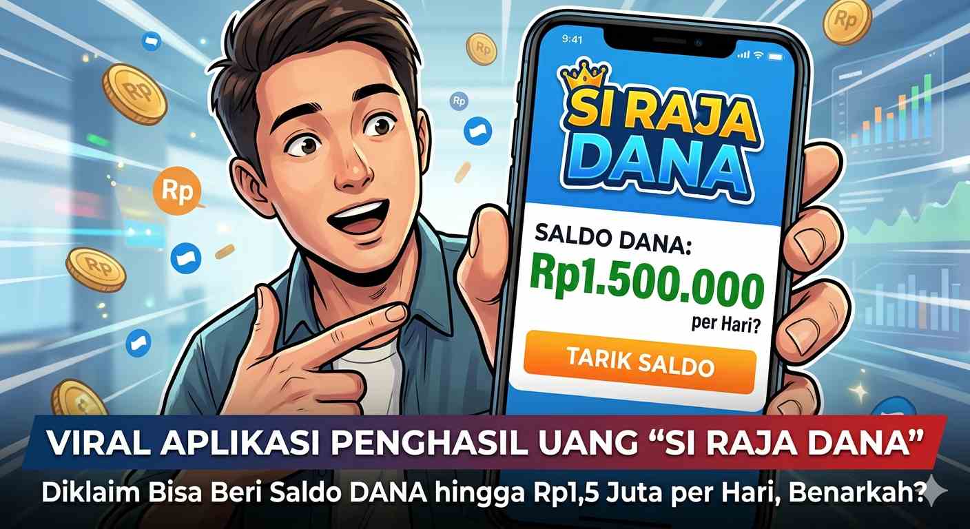 Viral Aplikasi Penghasil Uang “Si Raja Dana”