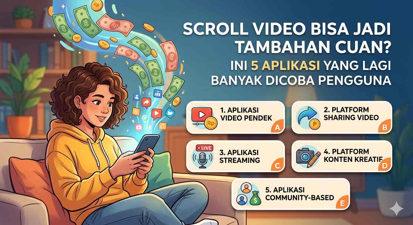 Scroll Video Bisa Jadi Tambahan Cuan