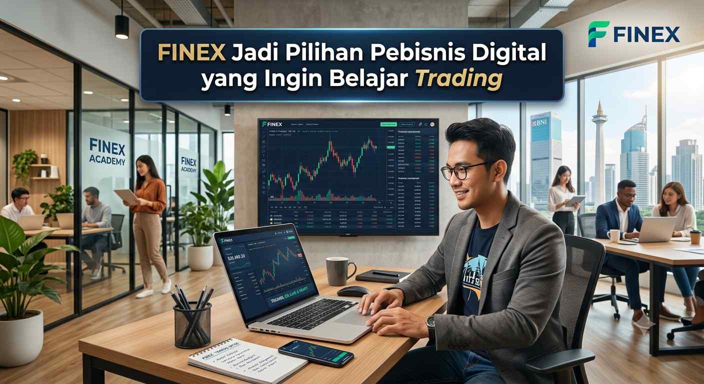Finex Jadi Pilihan Pebisnis Digital yang Ingin Belajar Trading