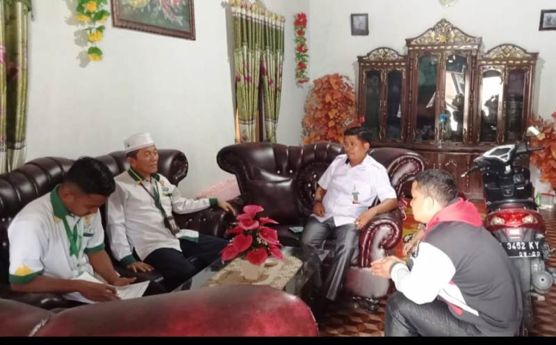 Pimpinan BAZNAS Sijunjung sedang lakukan Survey Kelayakan ke rumah calon penerima Program SANASSIB