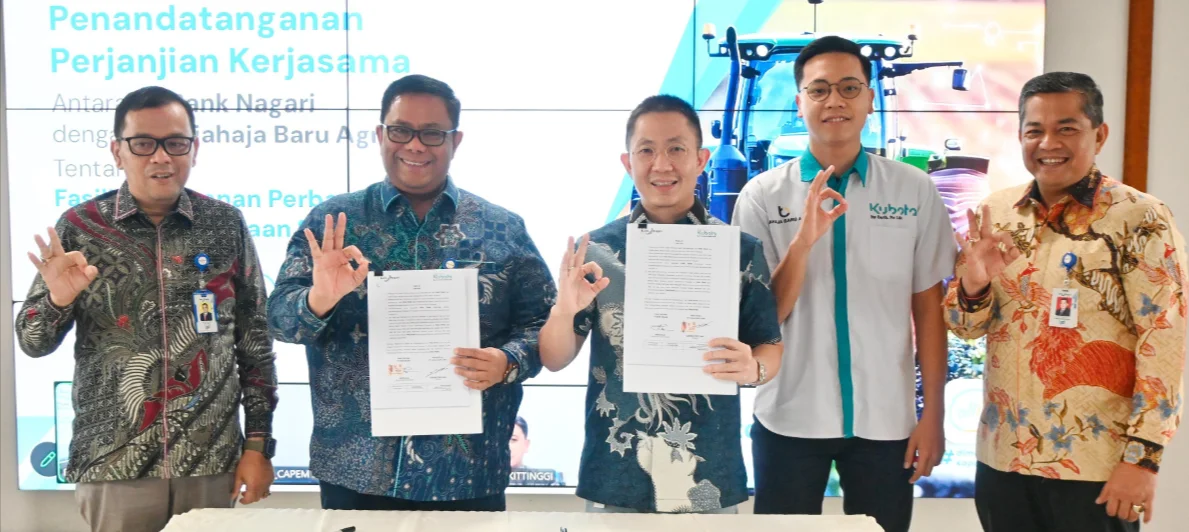 Perjanjian Kerjasama Bank Nagari dan PT Tjahaja Baru Agri Dukung Modernisasi Sektor Pertanian