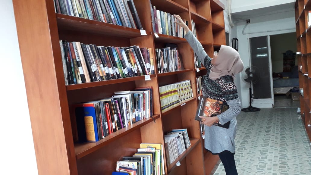 Inilah sesudut rumah baca Teras Talenta