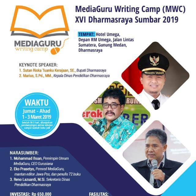 MediaGuru Writing Camp, melatih guru menulis