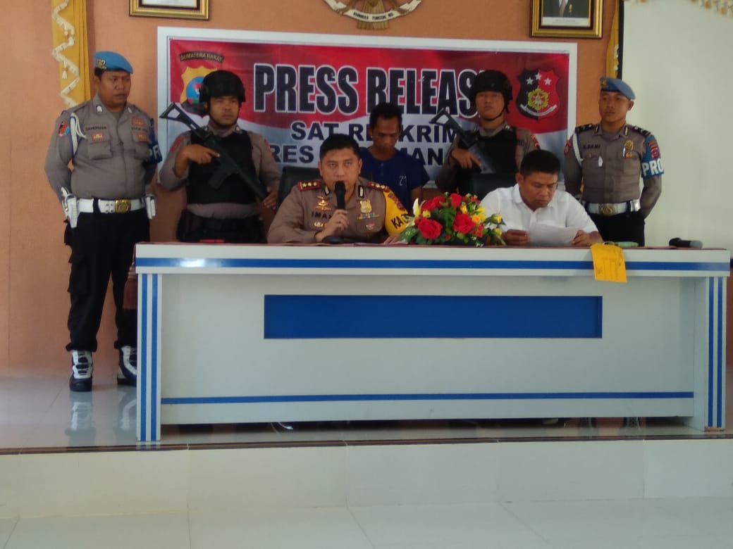Satserse Polres Pasbar tangkap pembunuh berencana