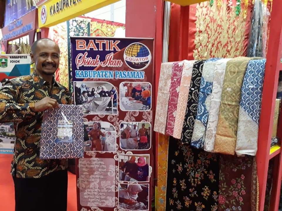 Batik Sisiak Khas Pasaman Tampil semarak di Jakarta Convention Centre 2019 