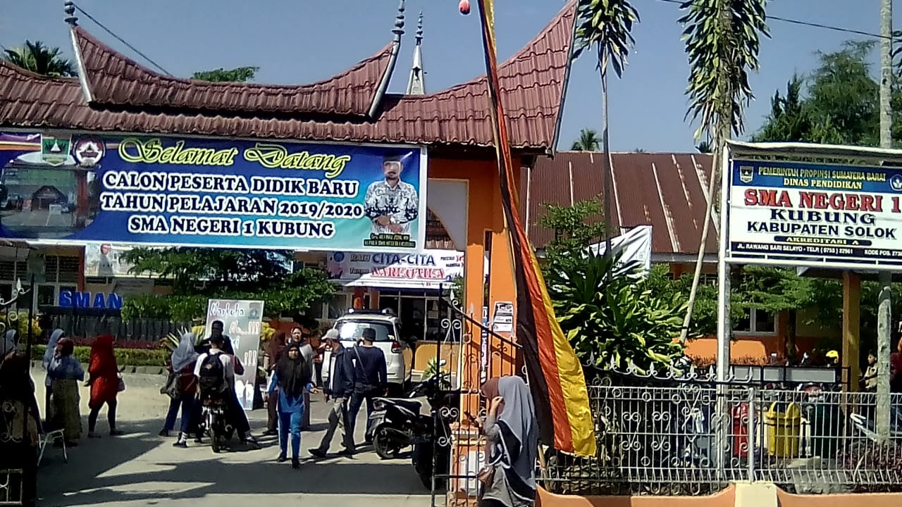 PPDB di SMAN 1 Kubung, Kab Solok