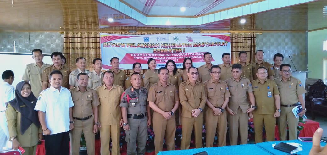 Dinkes Mentawai Gelar Rapat Evaluasi Semester I 