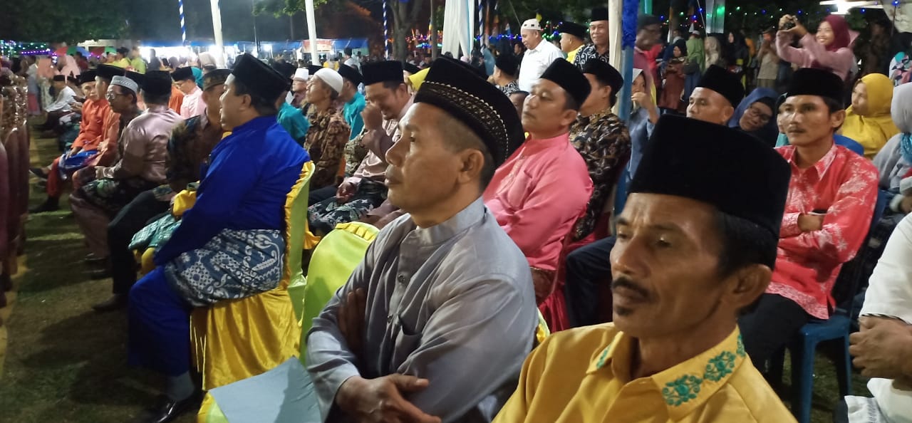 Camat Asam Jujuhan Dharmasraya Imam Mahfuri hadiri Pembukaan MTQ Tingkat Kecamatan Jujuhan, Kabupaten Bungo Jambi, Minggu (21/07) malam