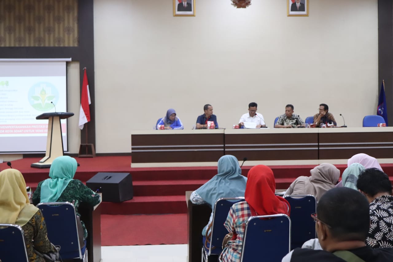 Hadapi penilaian Kota Sehat 2019, Wawako Erwin Yunaz pimpin rapat persiapan