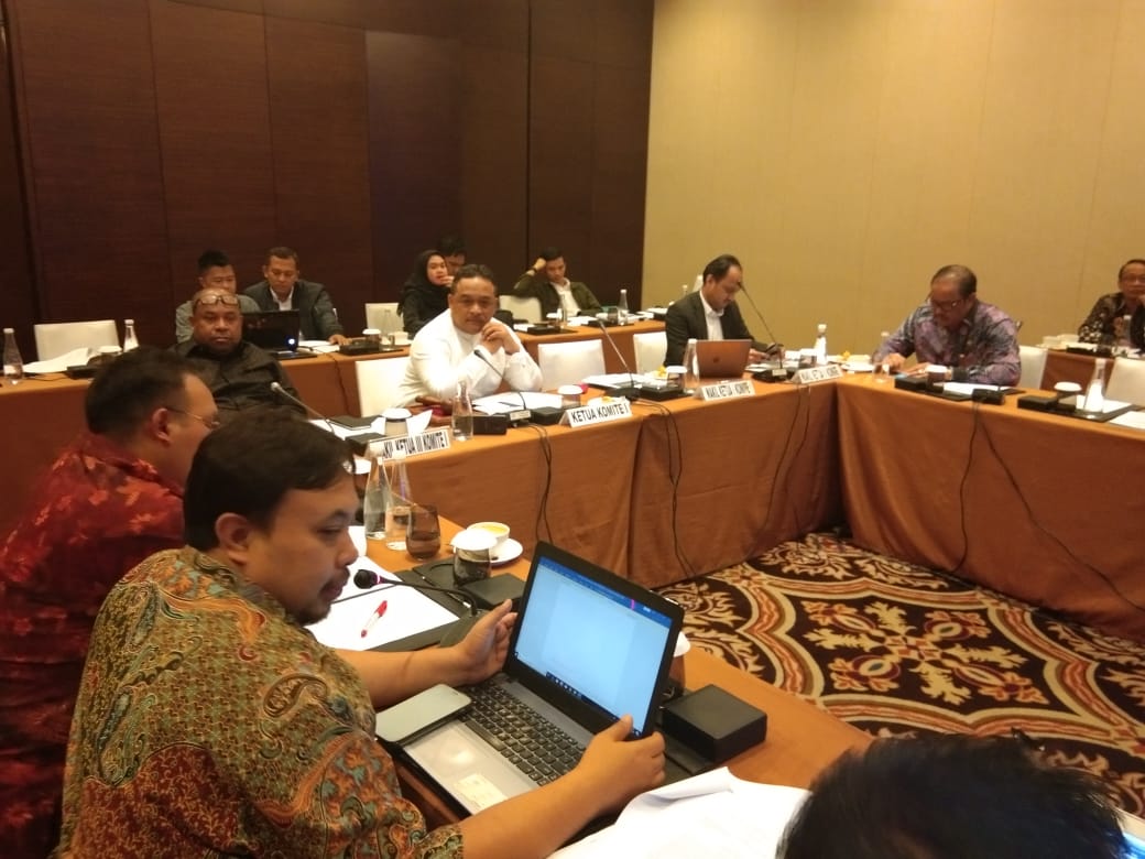 Komite I DPD RI adakan Rapat Pleno finalisasi RUU Daya Saing Daerah