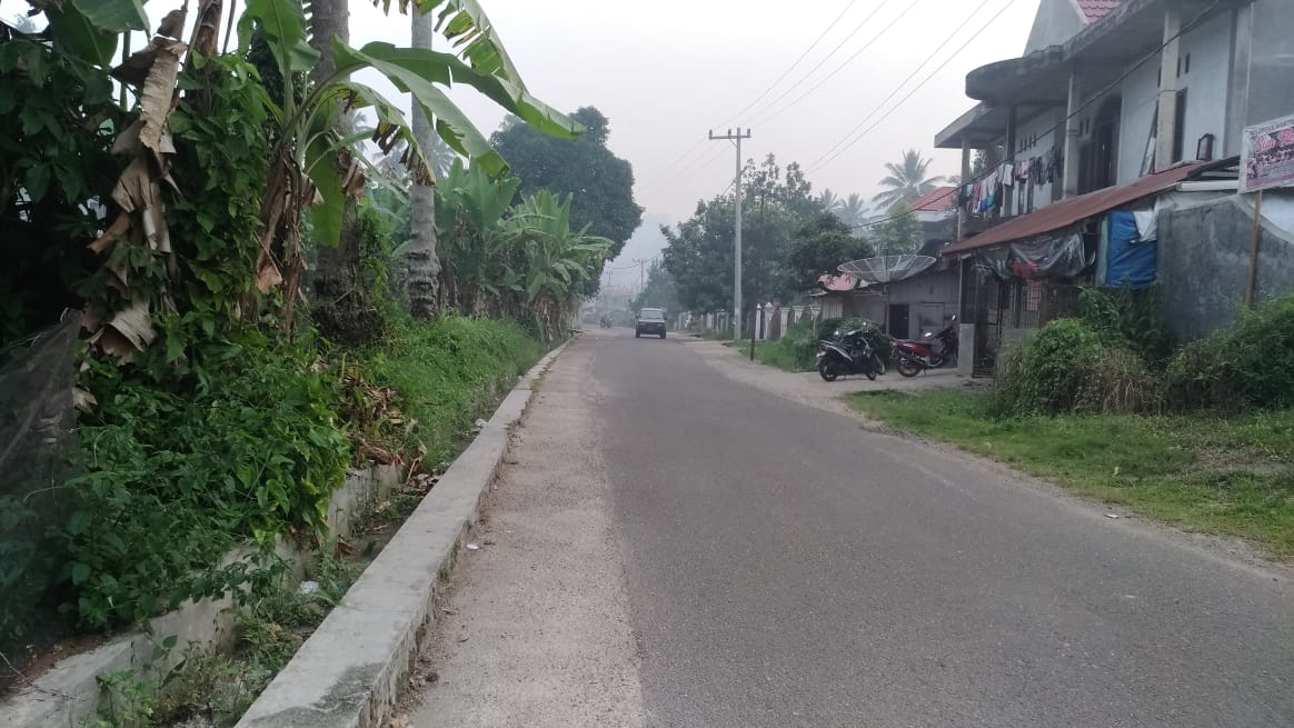 Kondisi udara di kawasan jalan menunu terminal Koto Nan Ampek Payakumbuh