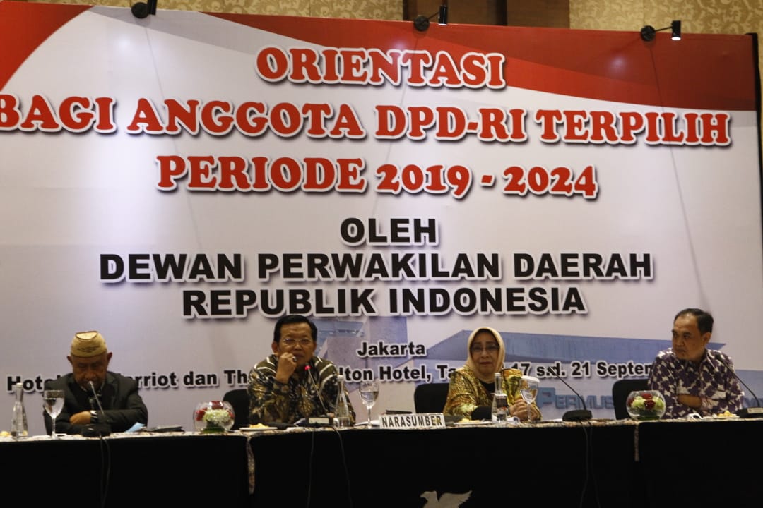 Darmayanti Lubis saat orientasi anggota DPD RI 2019-2024