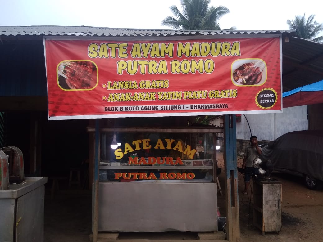 Inilah satu dari lima warung makanan yang ditunjuk memberikan makanan gratis kepada Yatim dan para Lansia di Sitiung