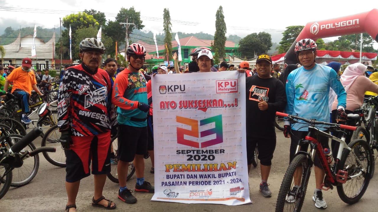 Fun bike LSAB dalam rangka sosialisasi Pilkada Serentak