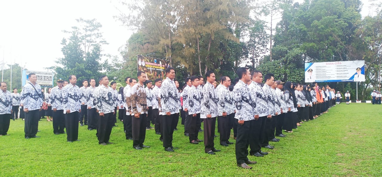 Upacara Peringatan HUT PGRI ke 74 di Mentawai