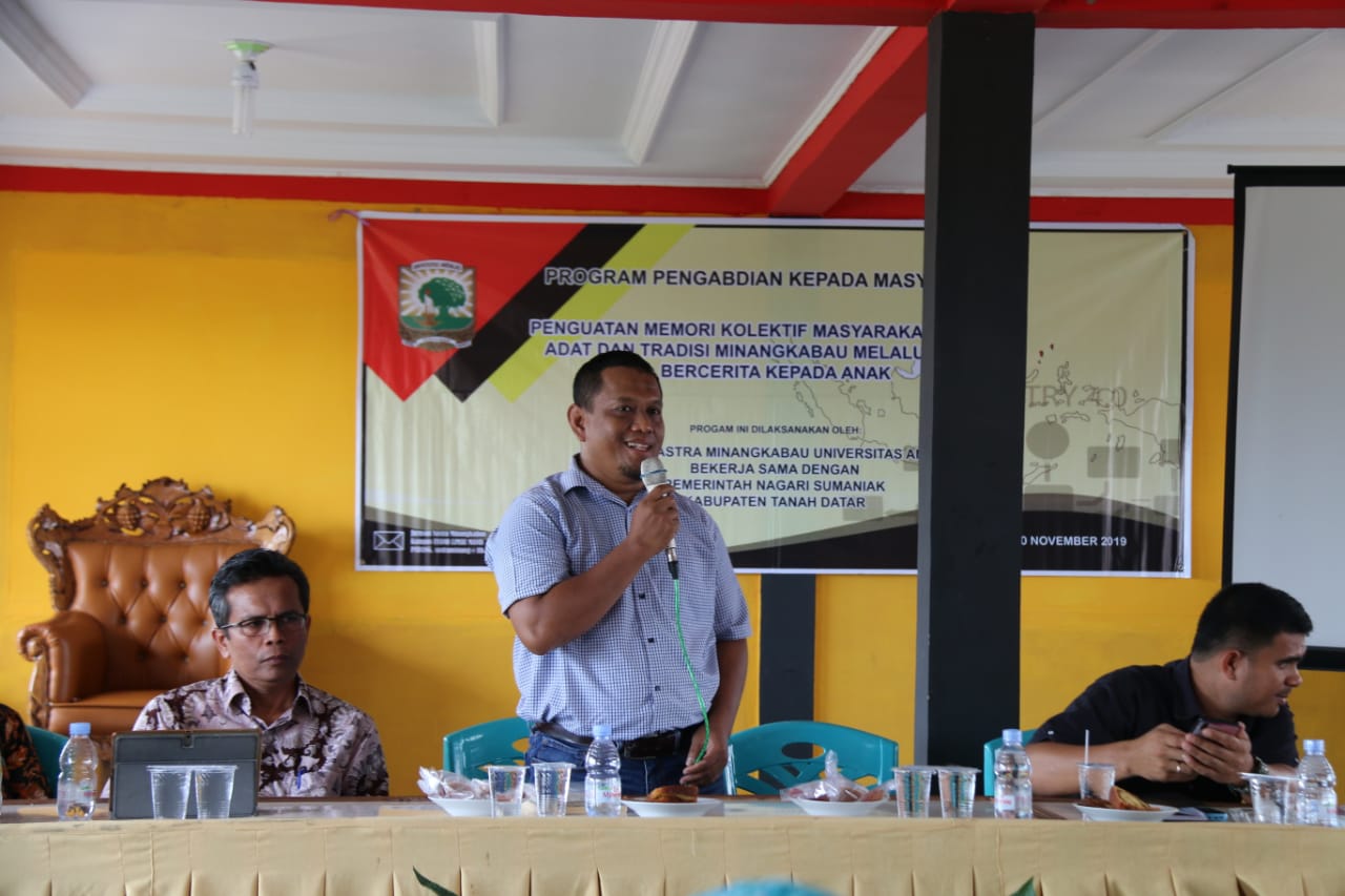 FIB Unand gelar program pengabdian masyarakat di Sumaniak Tanah Datar