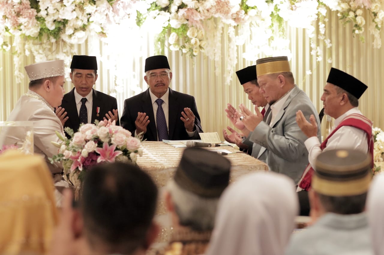 La Nyalla mantu, Presiden Jokowi jadi saksi nikah