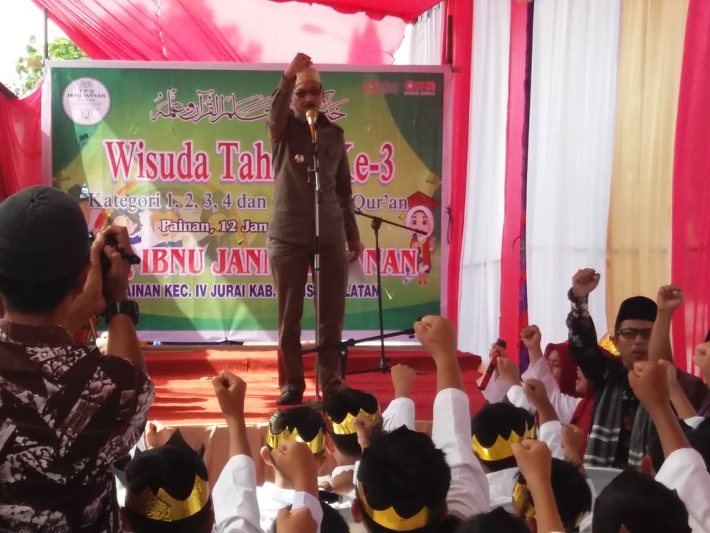 Bupati Hendrajoni di Rumah Tahfidz Al Quran Ibnu Jannah Painan