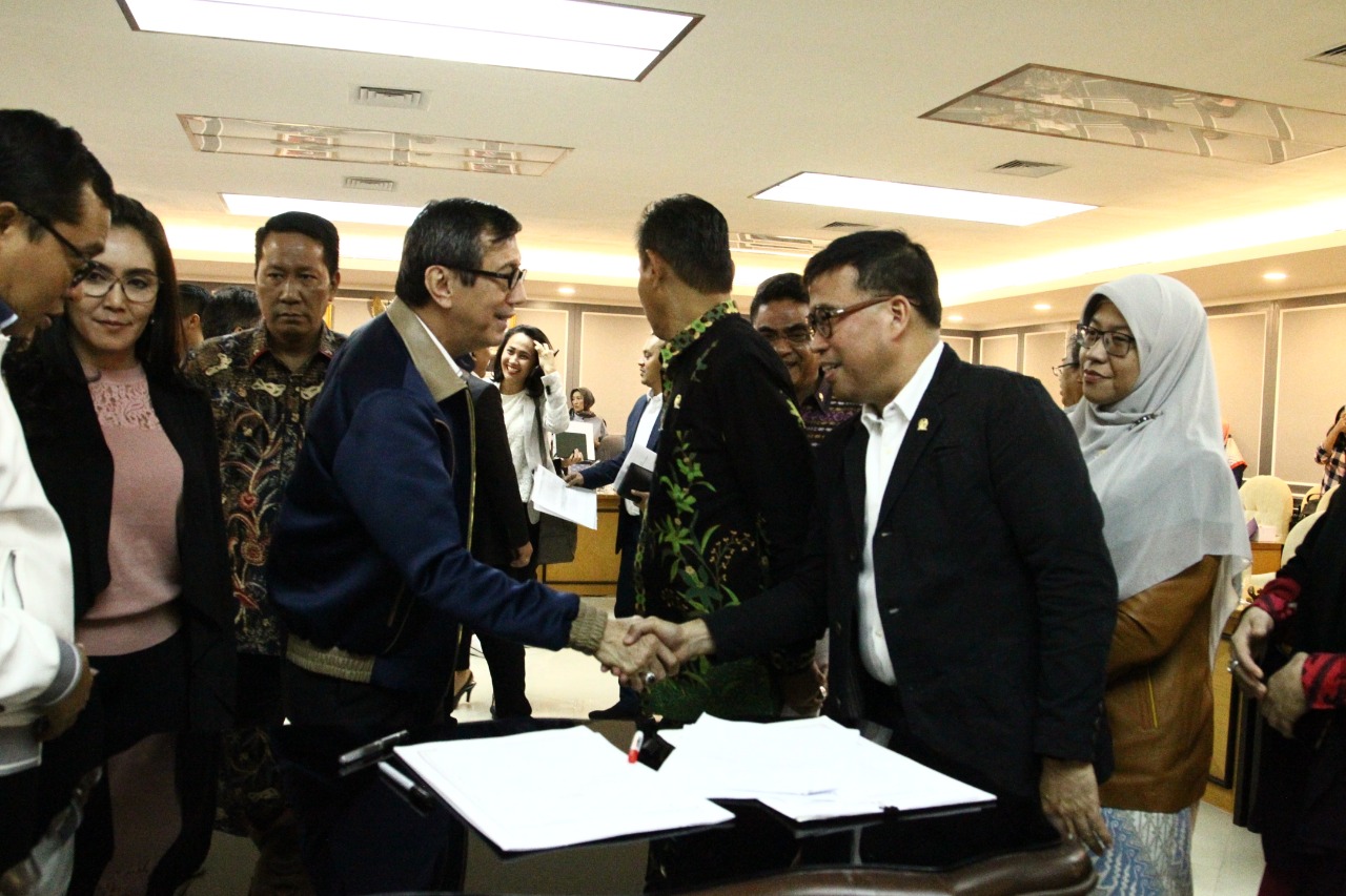 Alirman Sori dan Yasonna H Laoly