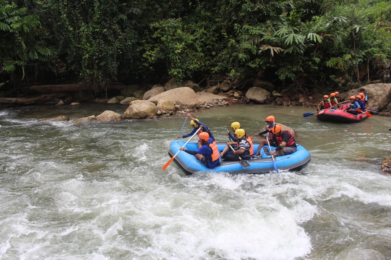 Lokasi Arung Jeram di Batang Pelangai Gadang, Pessel