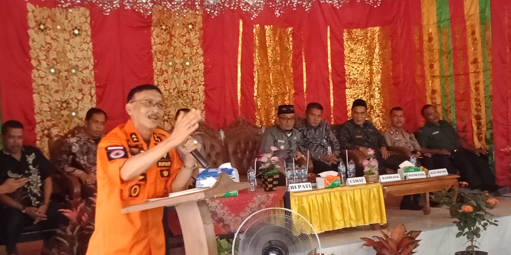 Hendrajoni saat musrenbangcam Ranah Pesisir