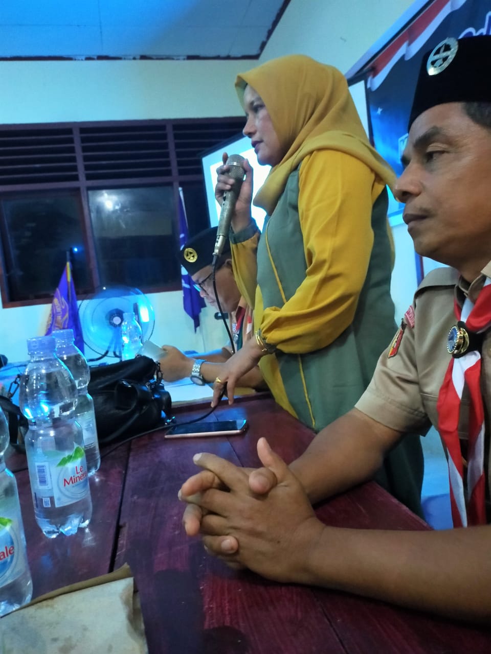 Sasmi Erli, S.PDi, MPd.i beri sambutan dihadapan peserta KMD