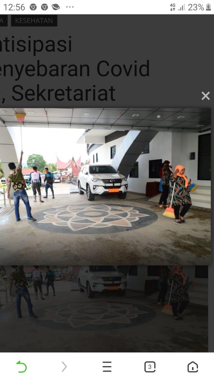 Goro di lingkup Setdakab Sijunjung