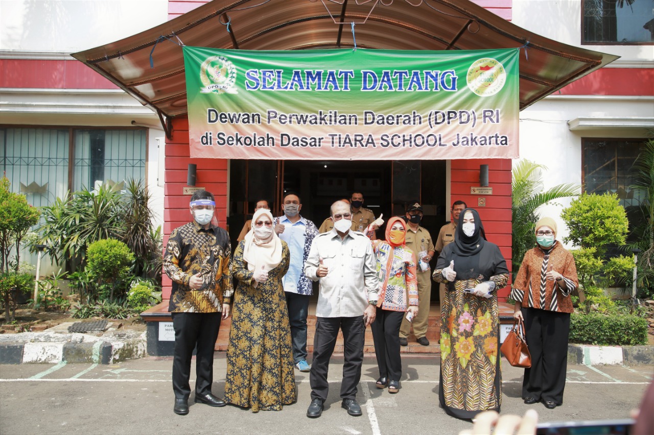 Sejumlah senator di Tiara School Jakarta