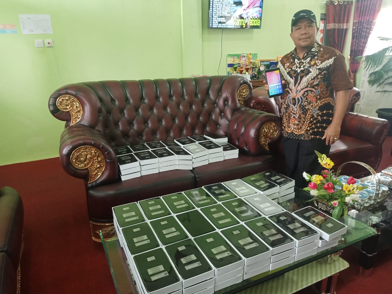 Kepala SMPN 1 Harau M Yusuf Lubis