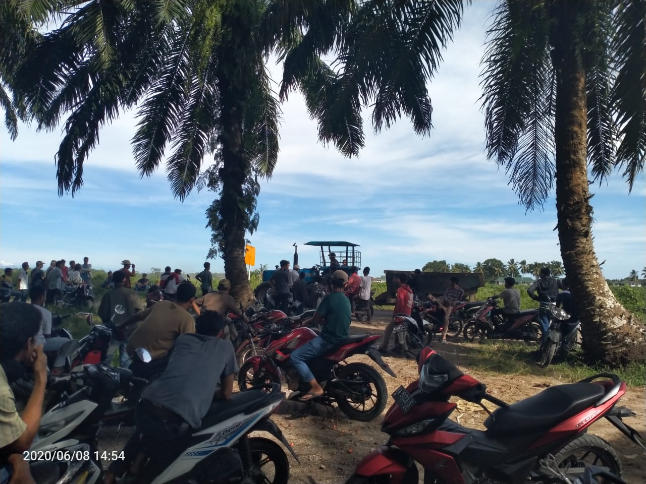 Masyarakat Nagari Kapa menduduki lahan PT PHP I