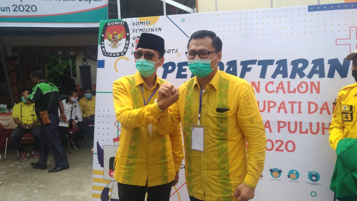 Safari mendaftar ke KPU Limapuluh Kota