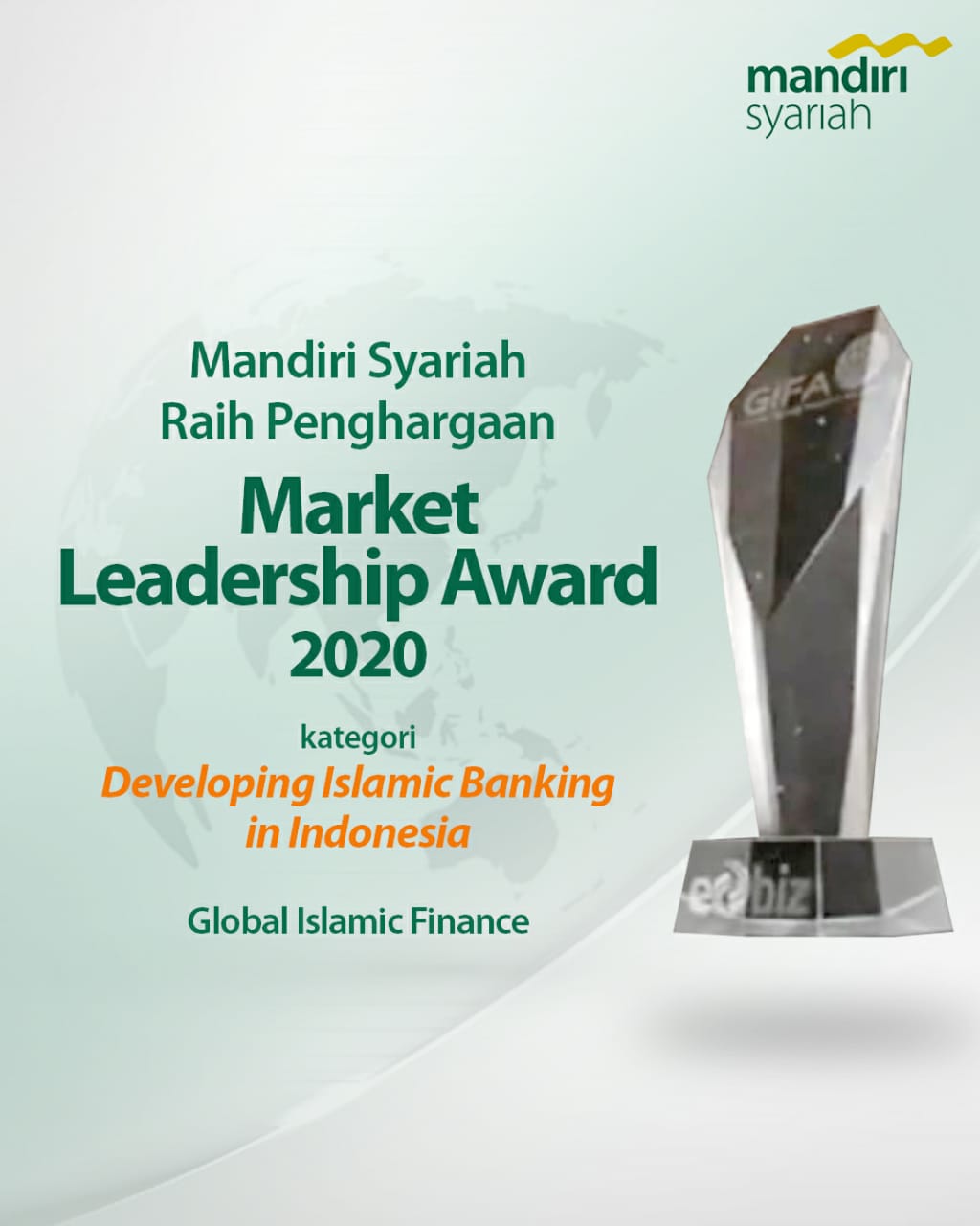 Penghargaan untuk Bank Mandiri Syariah