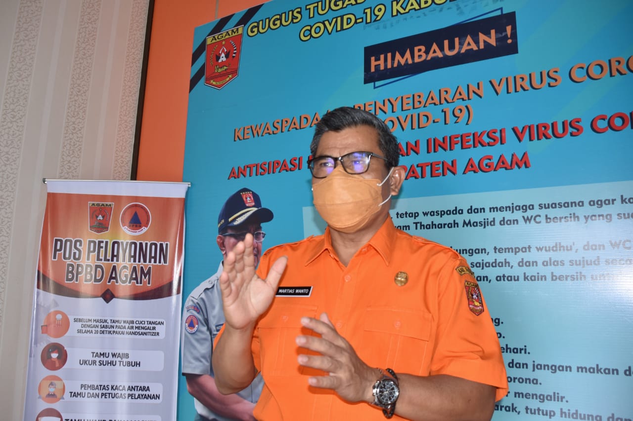 Ketua Harian GTP2C Agam, Martias Wanto Dt Maruhun