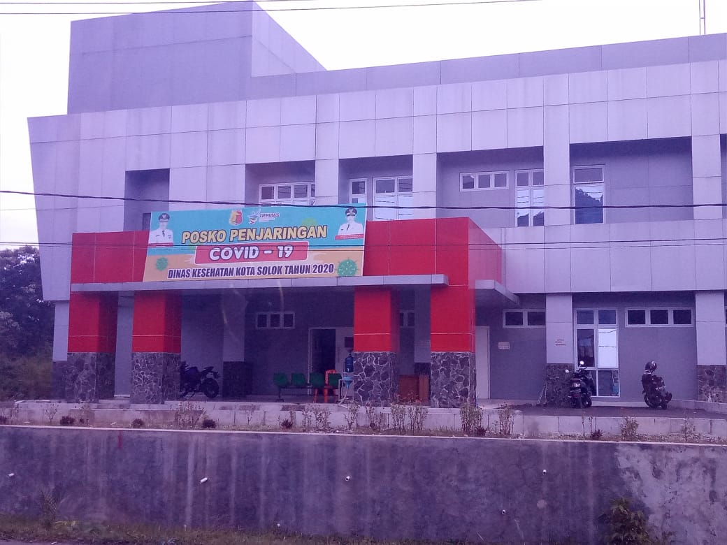 Posko Penjaringan Covid-19 Banda Panduang, Solok