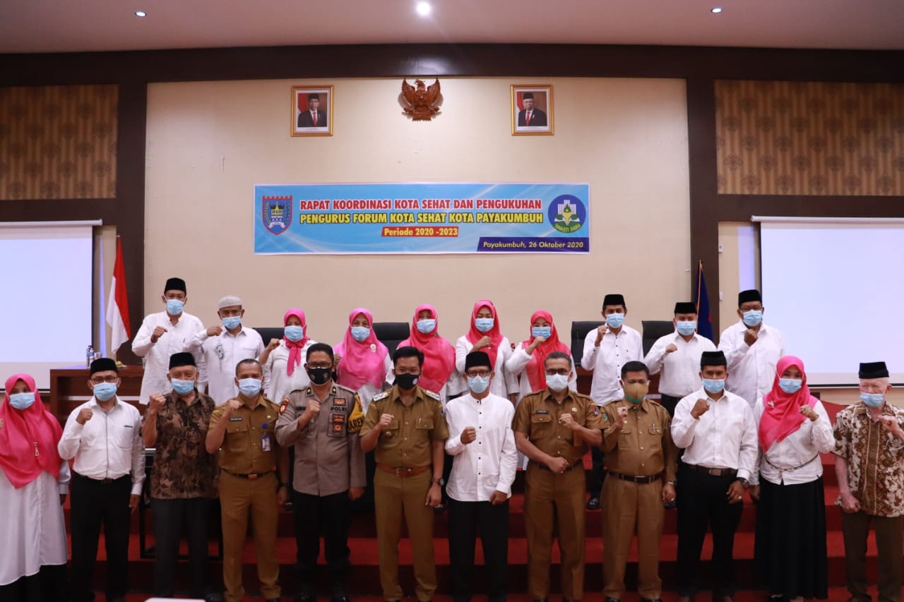 Para anggota Forum Kota Sehat Payakumbuh