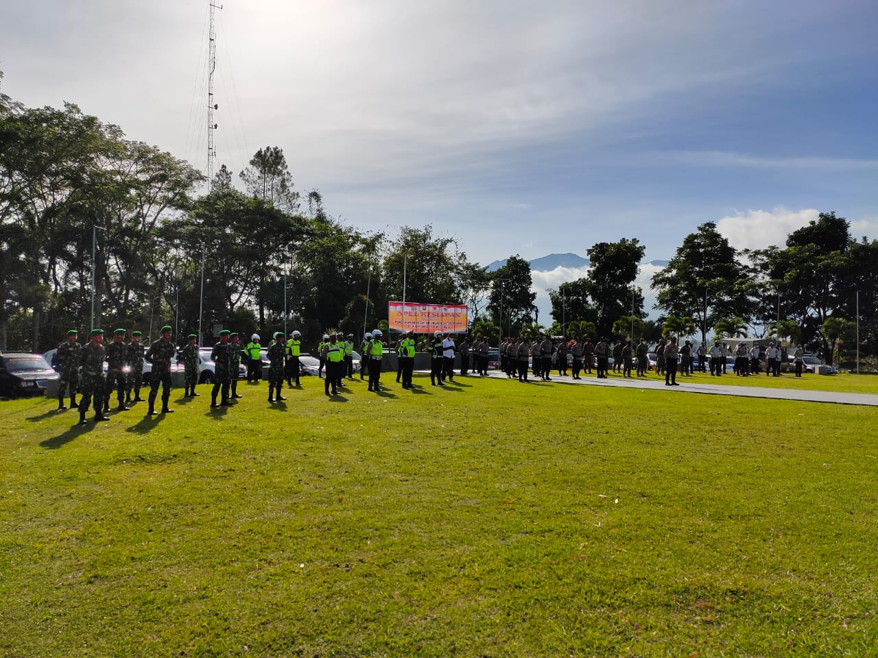 Suasana Apel Bersama di Polres Bukittinggi