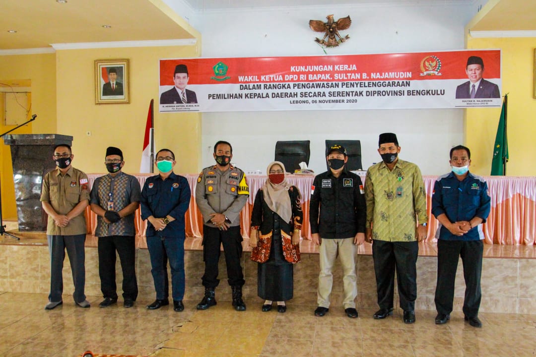 Sultan B Najamudin bersama Forkopimda Kab Lebong
