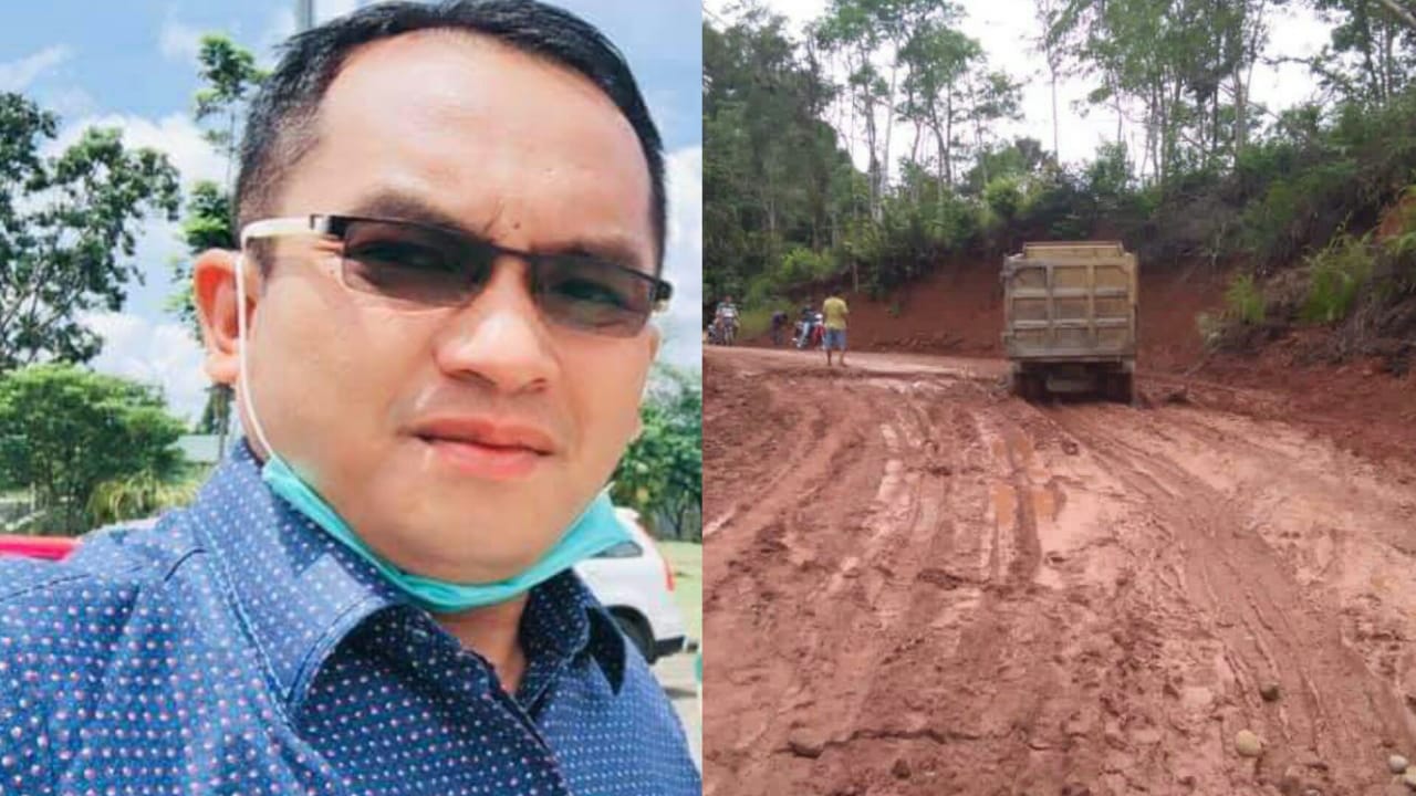 Anggota DPRD Pasaman, Yulisman prihatin dengan kondisi jalan lintas Pasaman-Riau
