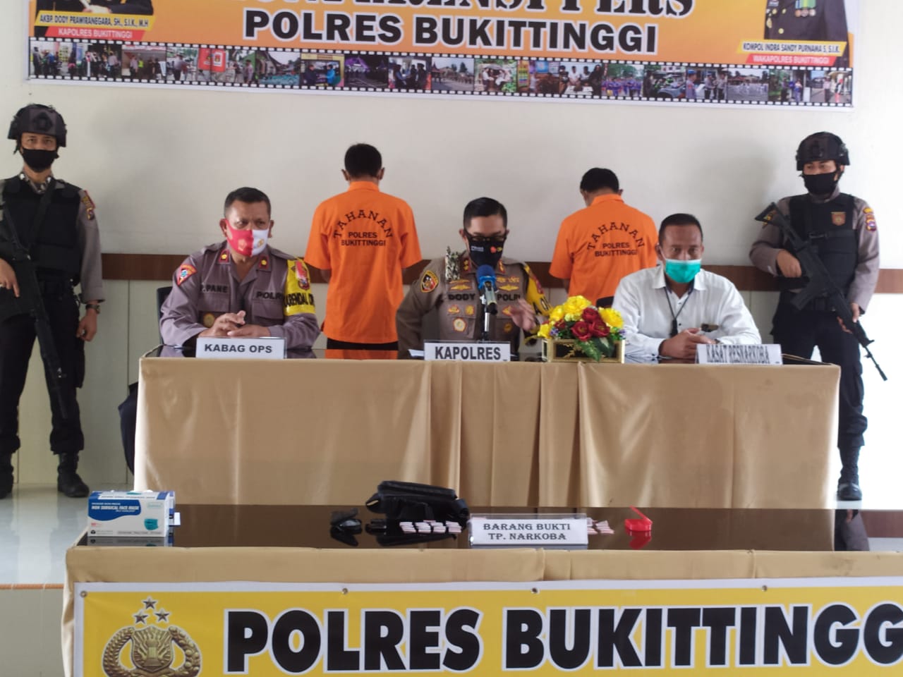 Tersangka penyalahgunaan narkoba