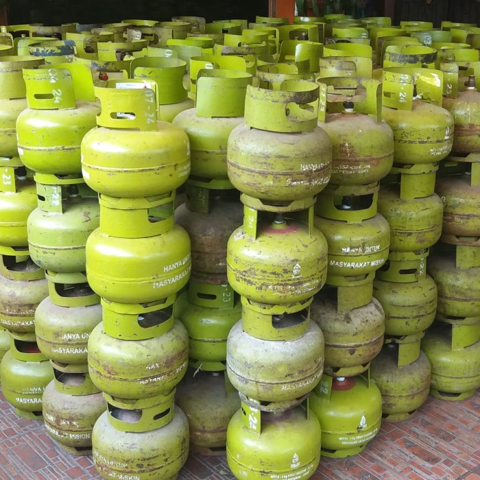 Stock LPG Gas 3 Kg di kabupaten Pasaman, Cukup. Jangan terpengaruh berita hoaks permainan segelintir orang,