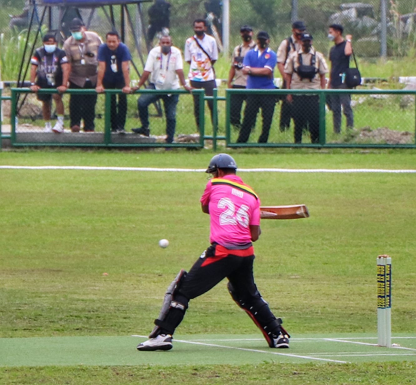 Tim Cricket Sumbar melaju ke babak semifinal PON XX Papua 2021, Selasa (28/9/2021). 