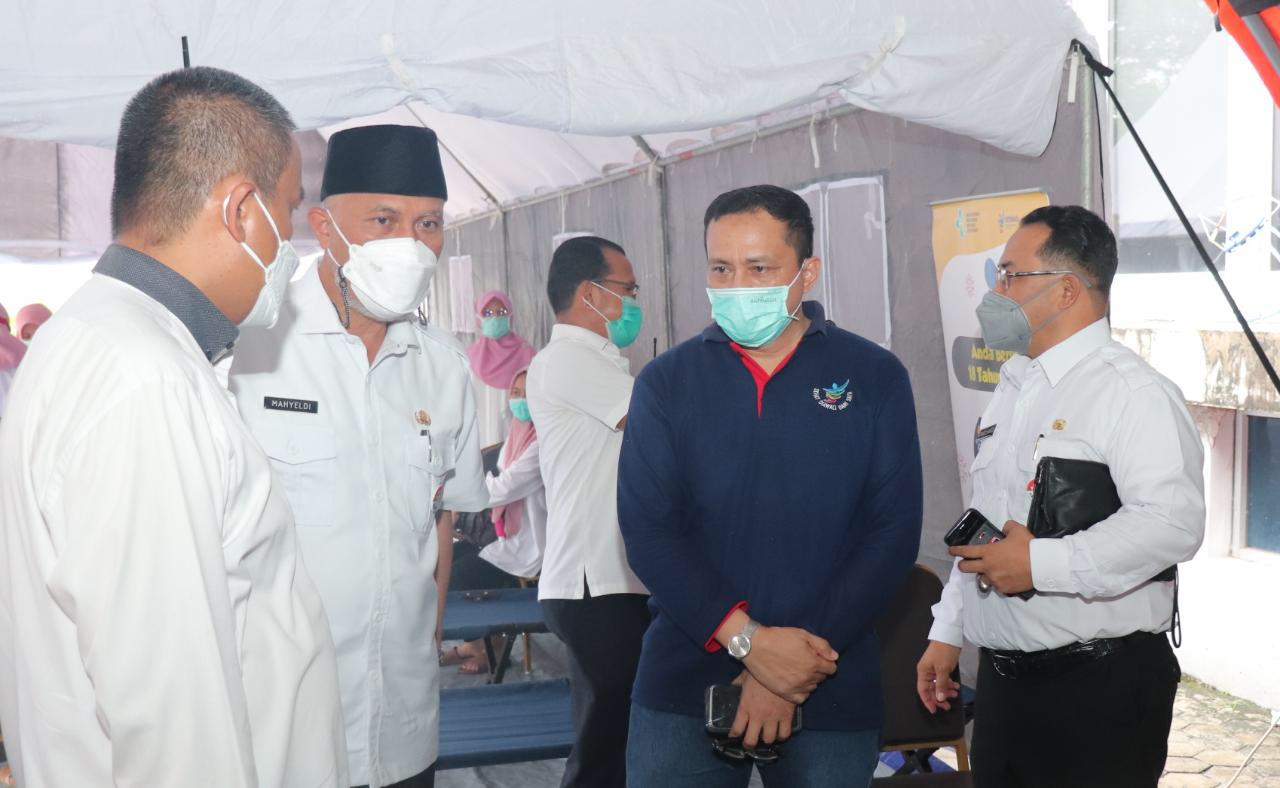 Gubernur Sumbar Mahyeldi, mengingatkan ASN agar menjadi contoh di masyarakat, Rabu (29/9/2021).