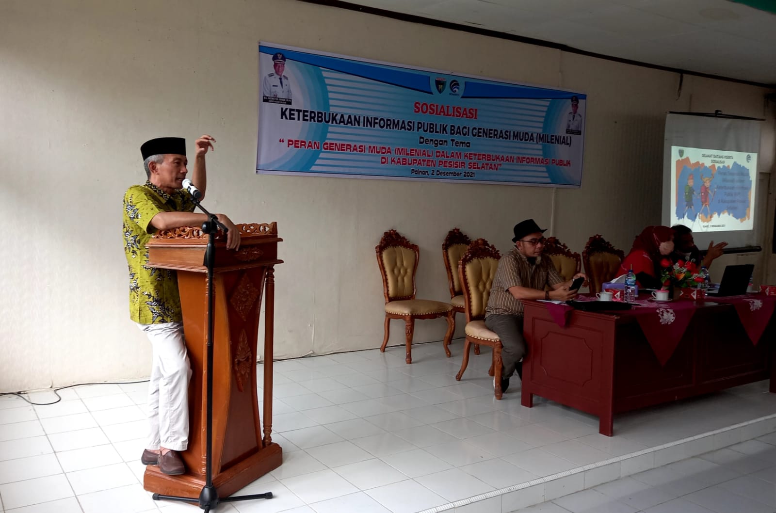 Sekda Pessel Mawardi Roska