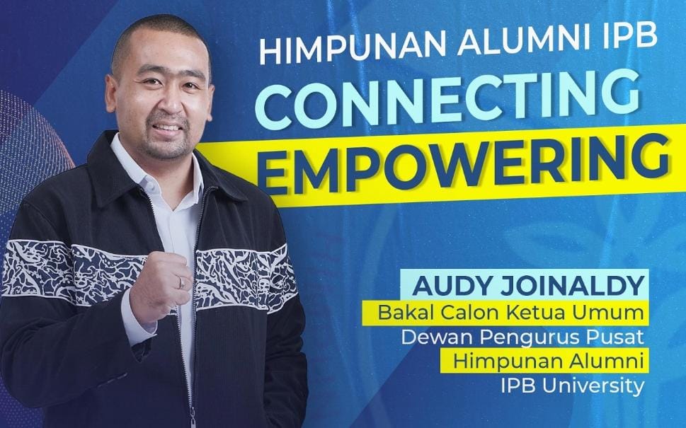 Audy Joinaldy, Wakil Gubernur Sumbar, selaku alumni IPB, siap bersaing dengan kandidat Ketua Umum Himpunan Alumni IPB, periode 2021-2025.