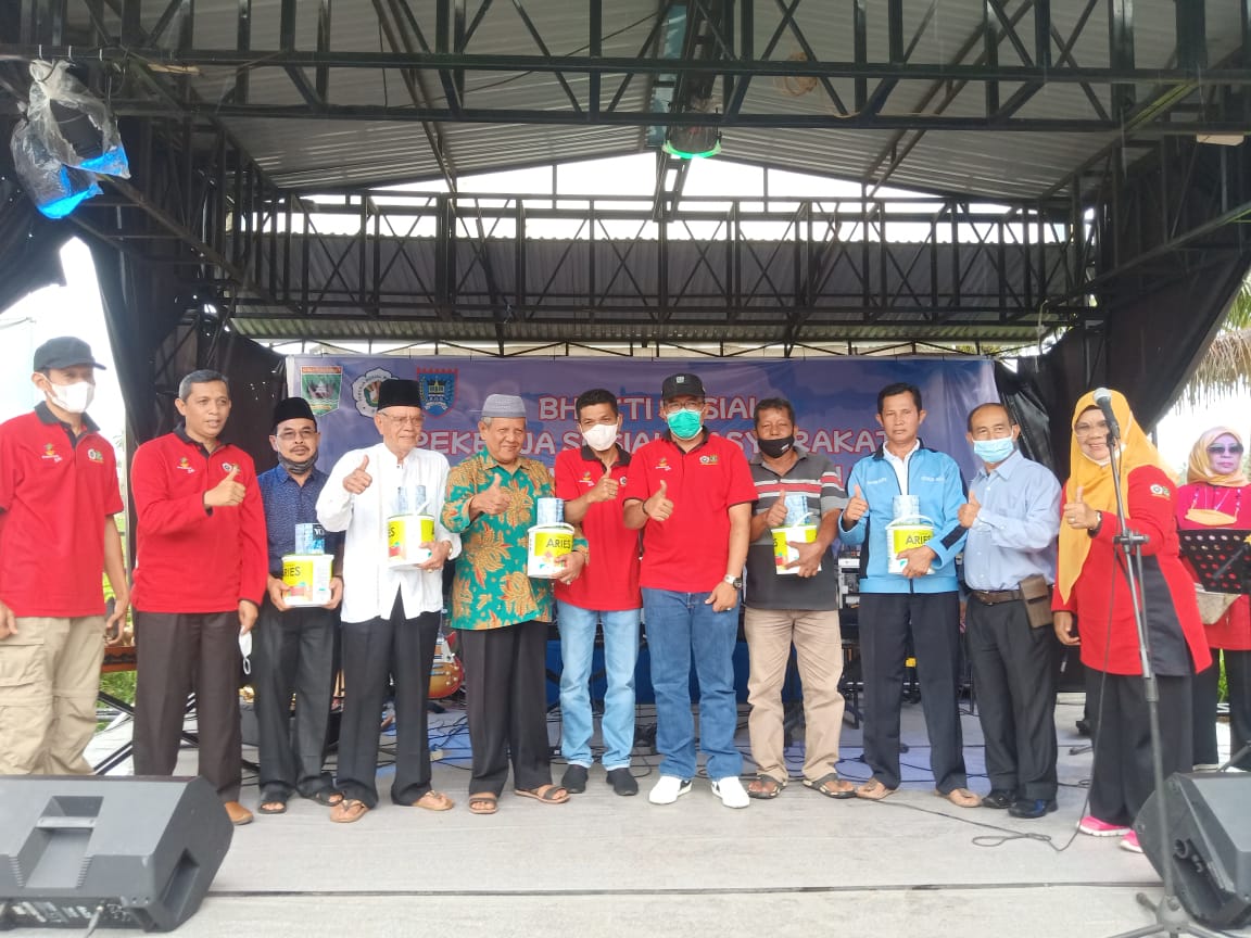 Ketua DPRD Provinsi Sumatera Barat, Supardi secara resmi membuka bulan bhakti sosial masyarakat di Kota Payakumbuh, Sabtu, 17 Desember 2021.