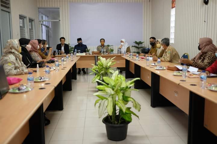 Wako Fadly Amran saat gelar pertemuan bersama Direktur Buah dan Hortikultura Kementan RI.