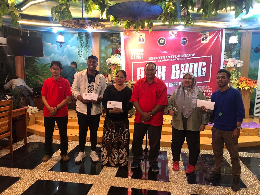 BNPT dan FKPT Papua Barat, menggelar event ASIK BANG, Sabtu (28/8/2022) malam di Manokwari.